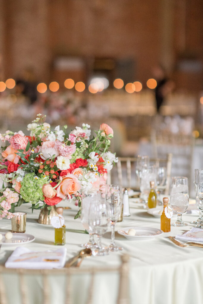 Wedding reception at Windows on the River in Cleveland, Ohio