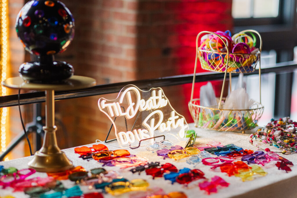 Wedding reception at Windows on the River in Cleveland, Ohio