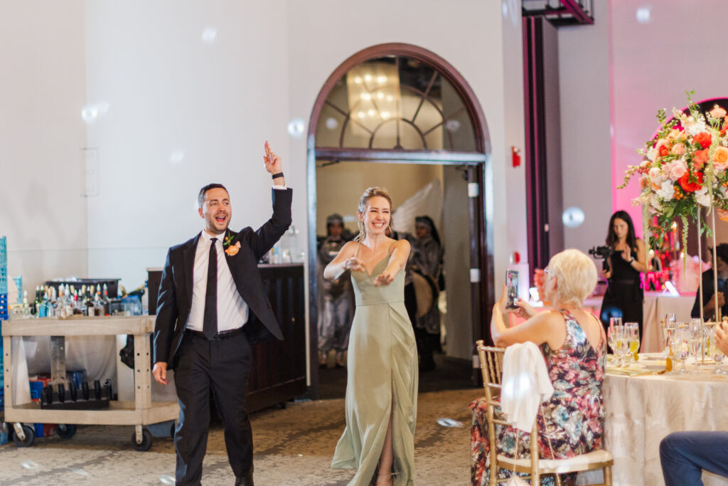 Windows on the River wedding reception with dancing and celebration