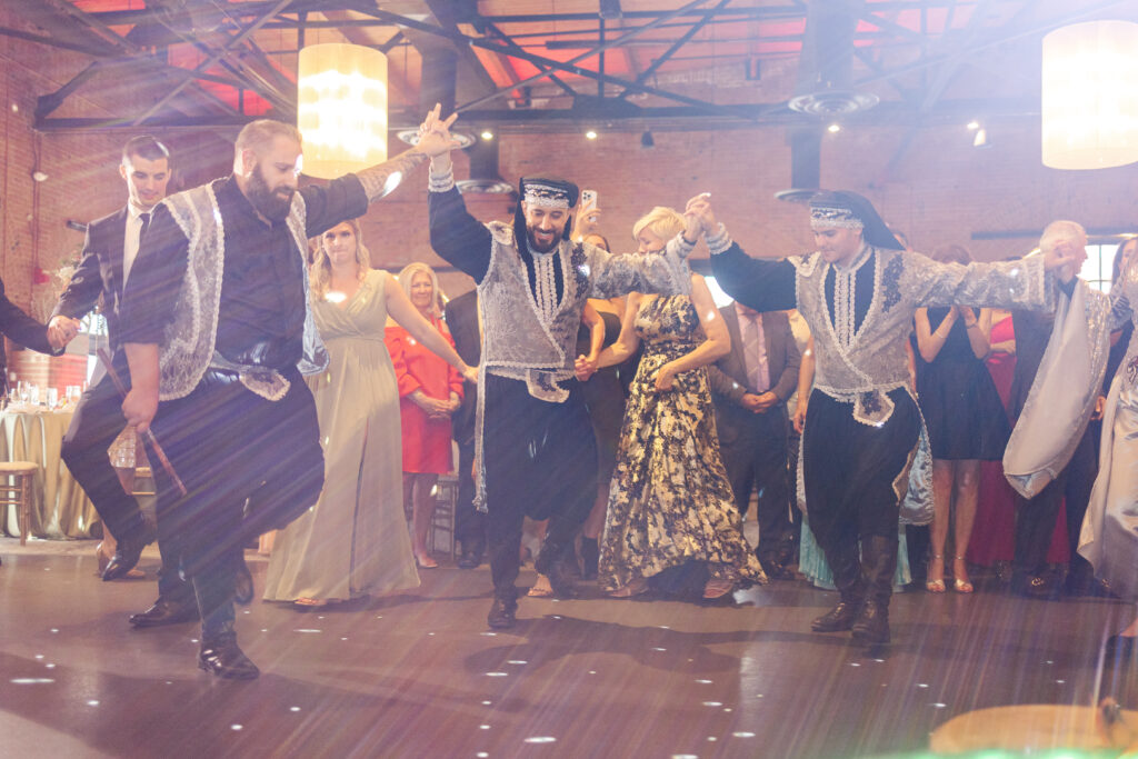 Windows on the River wedding reception with dancing and celebration