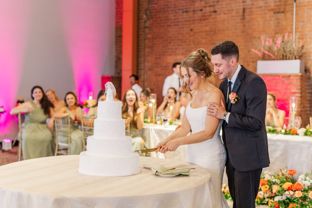 Wedding reception at Windows on the River in Cleveland, Ohio