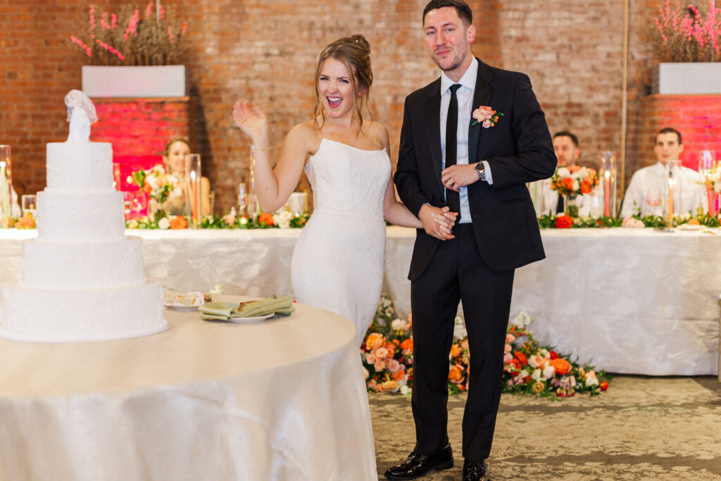 Wedding reception at Windows on the River in Cleveland, Ohio