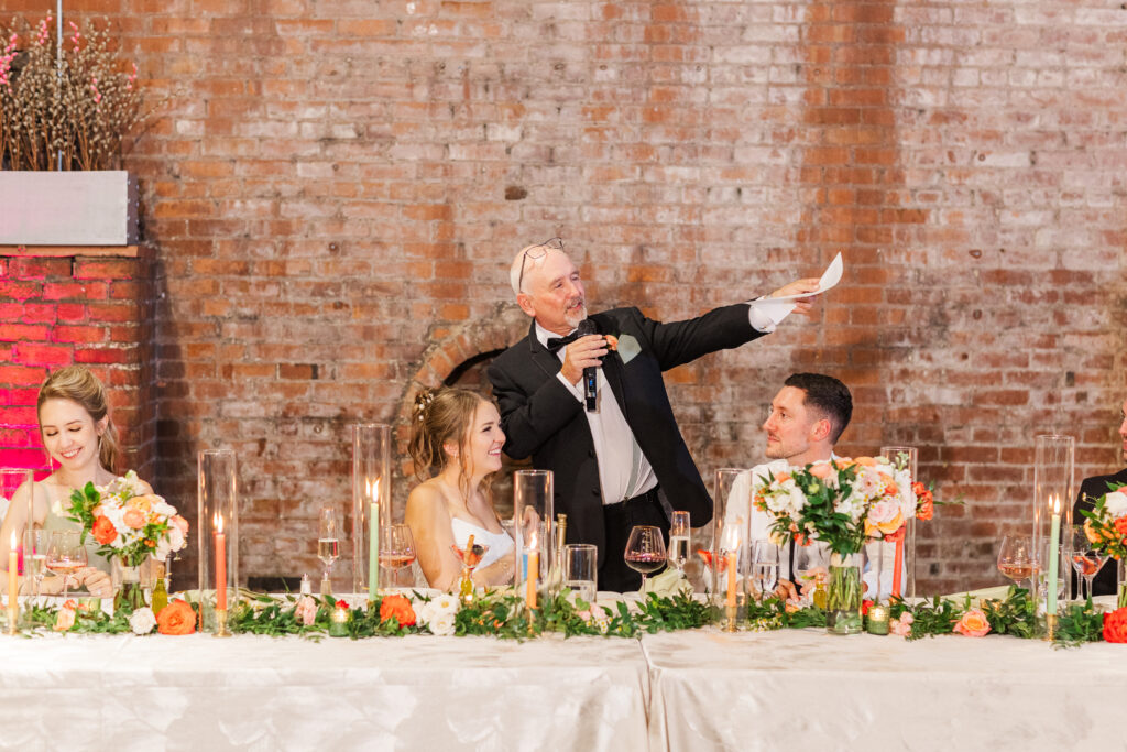 Wedding reception at Windows on the River in Cleveland, Ohio