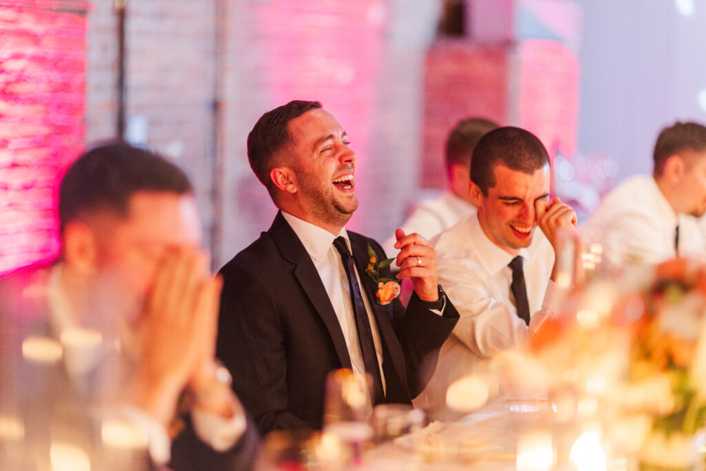 Wedding reception at Windows on the River in Cleveland, Ohio