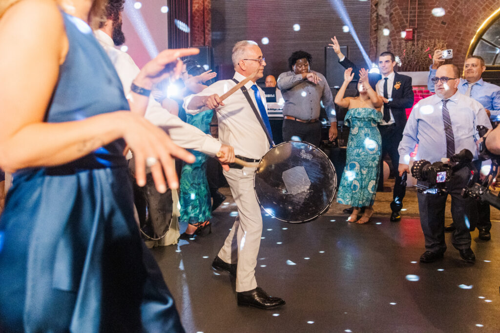 Windows on the River wedding reception with dancing and celebration