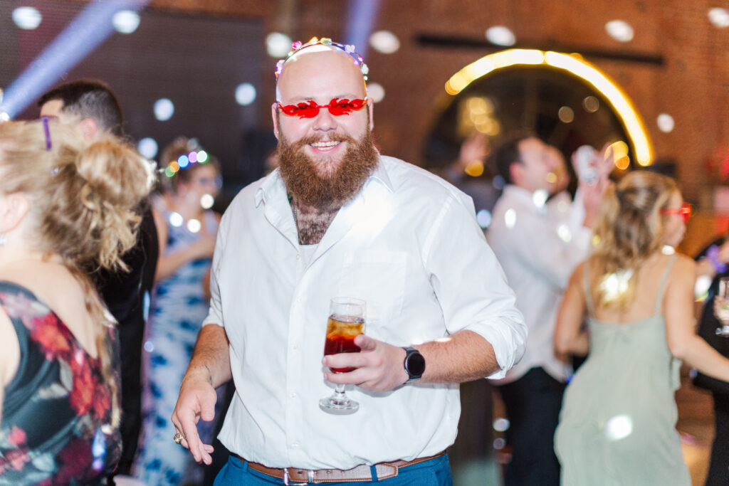 Windows on the River wedding reception with dancing and celebration